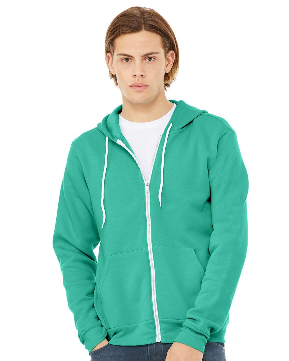 BELLA + CANVAS-3739-Sponge Fleece Full-Zip Hoodie - Image 213