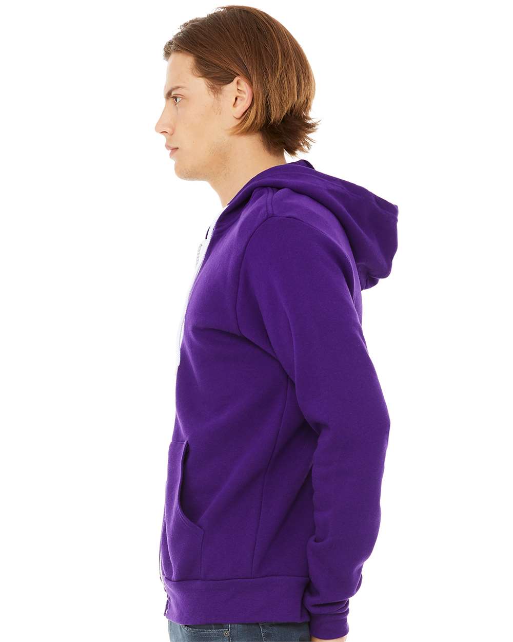 BELLA + CANVAS-3739-Sponge Fleece Full-Zip Hoodie - Image 220