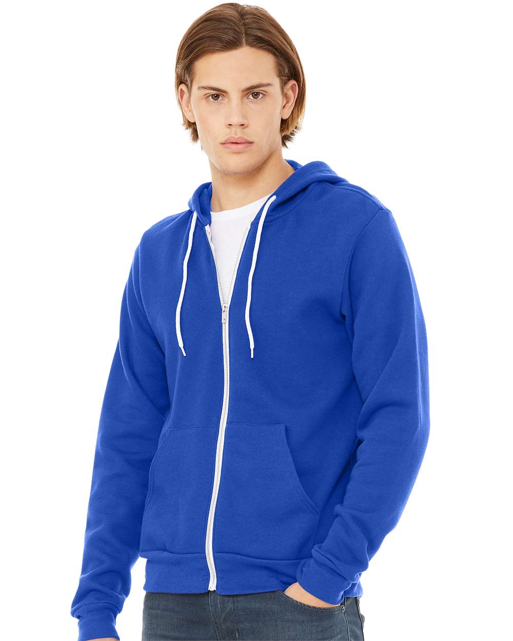 BELLA + CANVAS-3739-Sponge Fleece Full-Zip Hoodie - Image 221