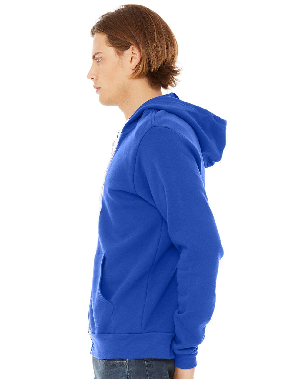 BELLA + CANVAS-3739-Sponge Fleece Full-Zip Hoodie - Image 225