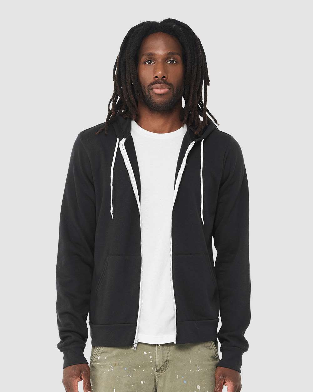 BELLA + CANVAS-3739-Sponge Fleece Full-Zip Hoodie - Image 226