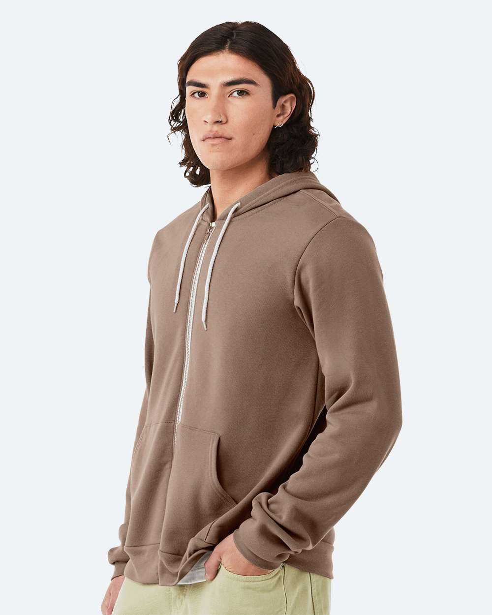 BELLA + CANVAS-3739-Sponge Fleece Full-Zip Hoodie - Image 235