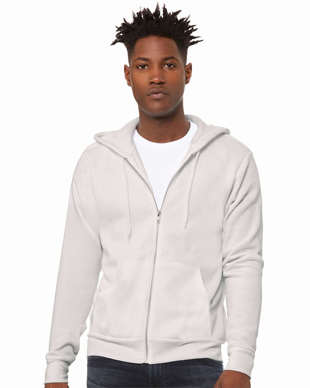 BELLA + CANVAS-3739-Sponge Fleece Full-Zip Hoodie - Image 236