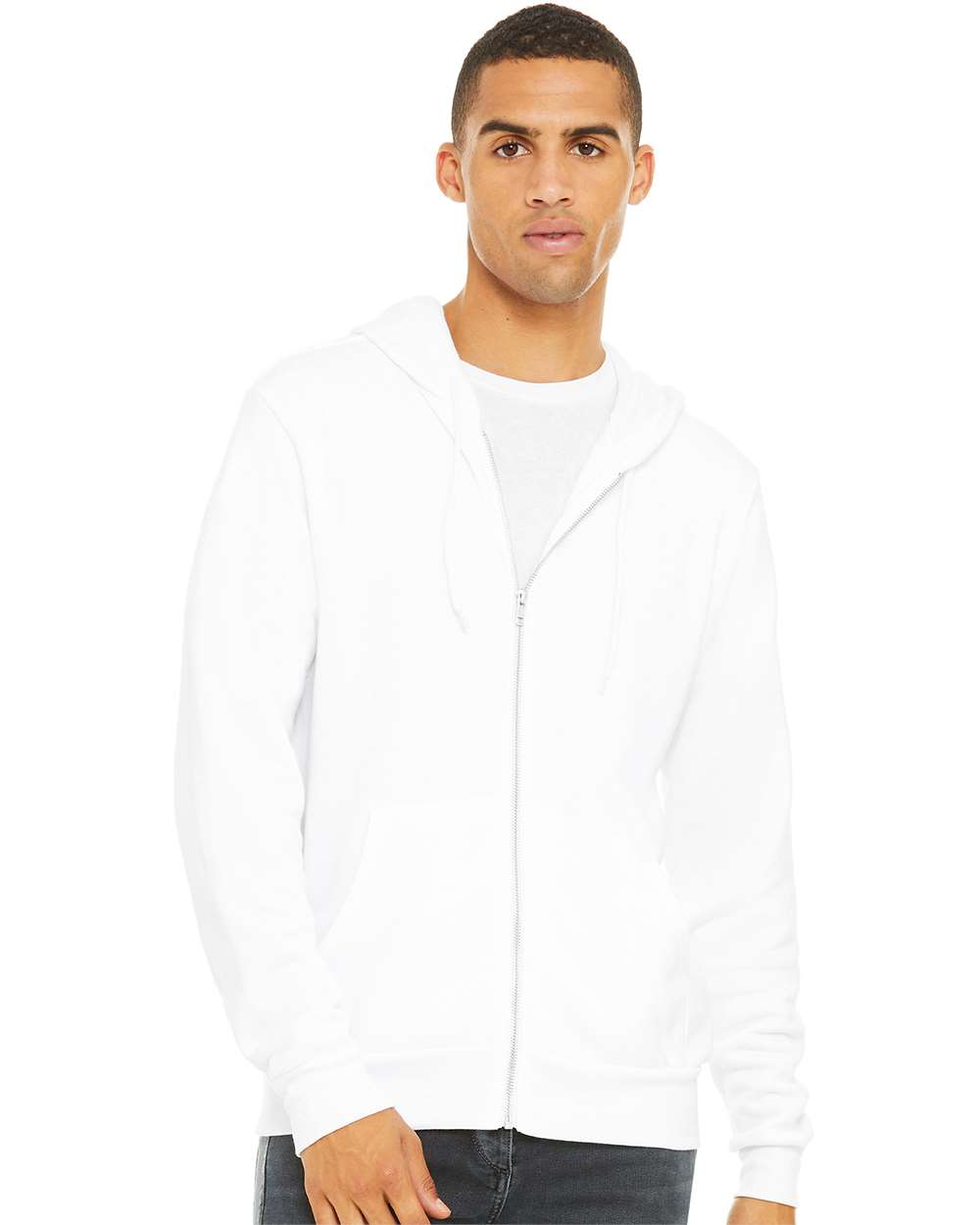 BELLA + CANVAS-3739-Sponge Fleece Full-Zip Hoodie - Image 241