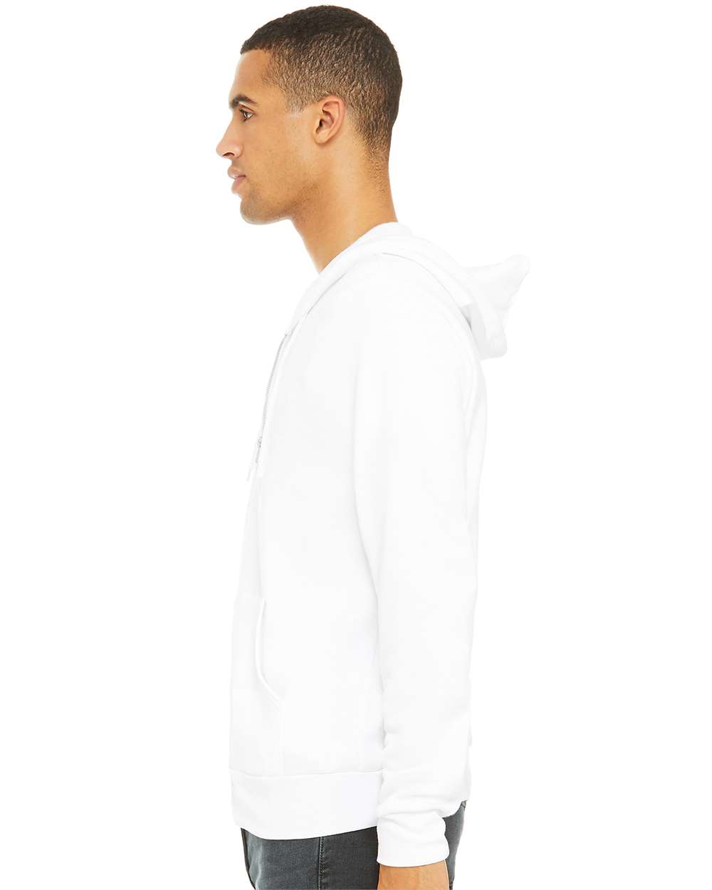 BELLA + CANVAS-3739-Sponge Fleece Full-Zip Hoodie - Image 245