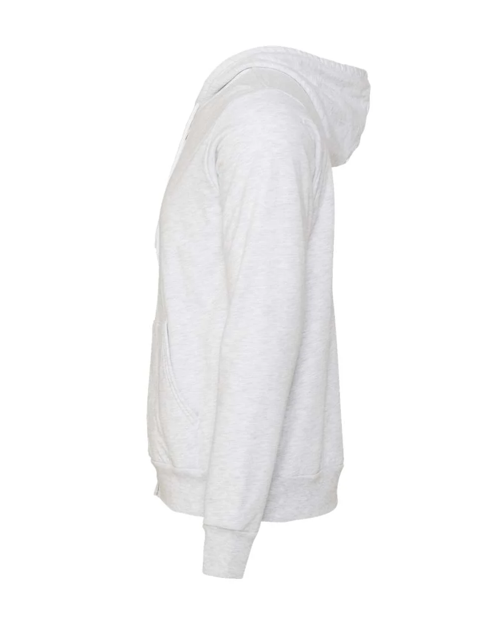 BELLA + CANVAS-3739-Sponge Fleece Full-Zip Hoodie - Image 3