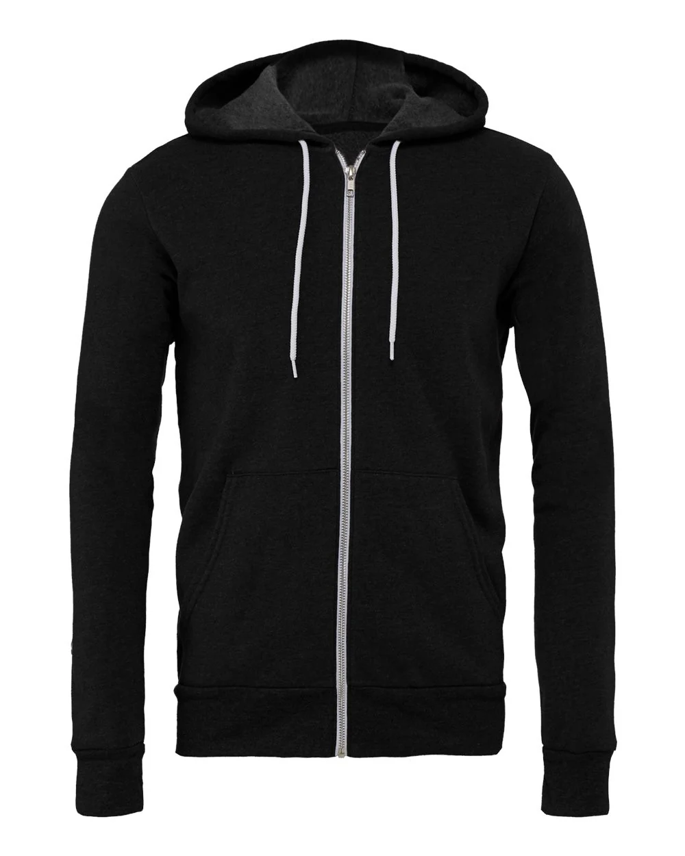 BELLA + CANVAS-3739-Sponge Fleece Full-Zip Hoodie - Image 35