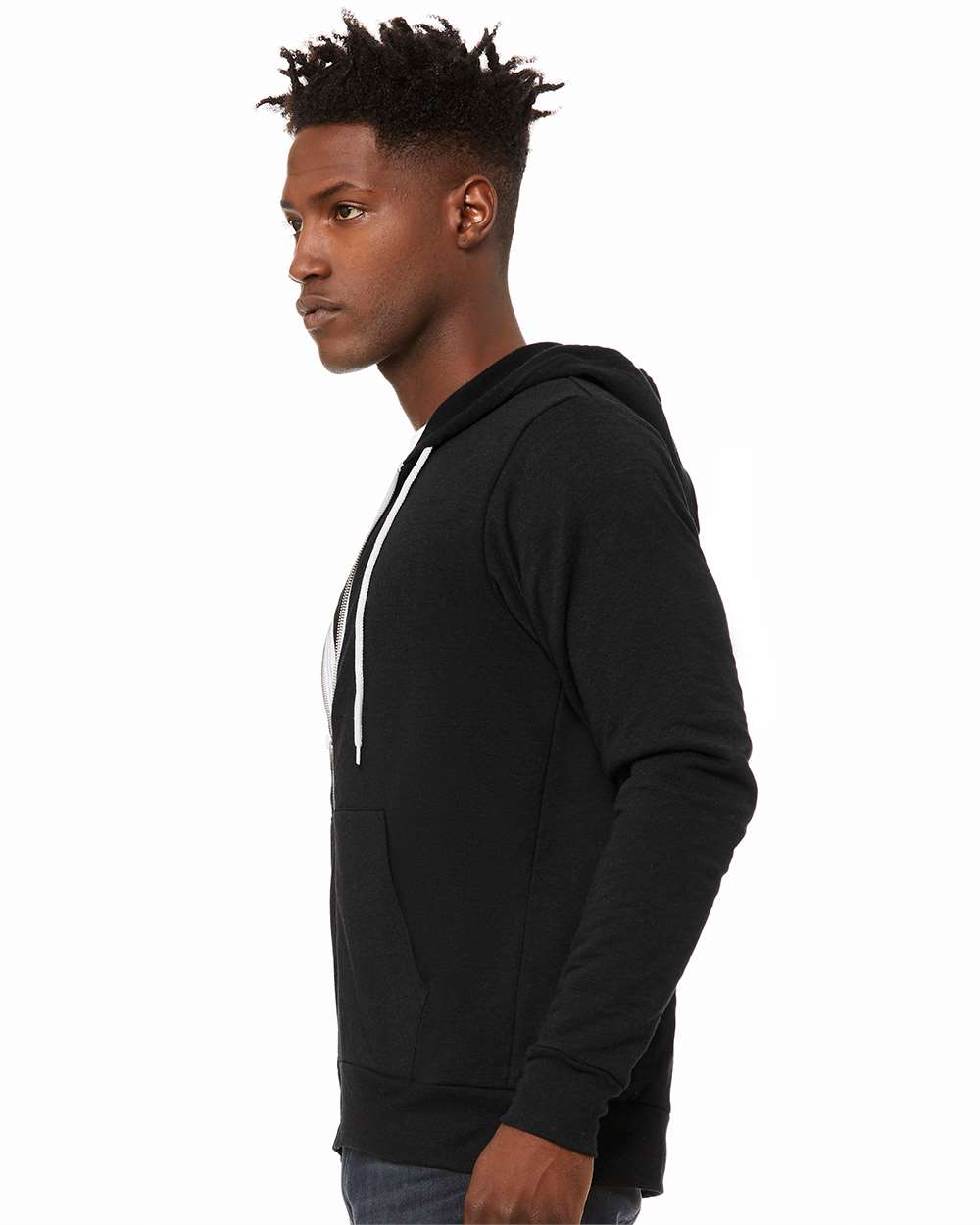 BELLA + CANVAS-3739-Sponge Fleece Full-Zip Hoodie - Image 38