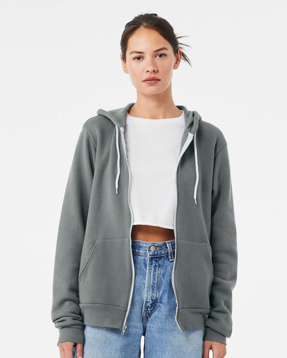 BELLA + CANVAS-3739-Sponge Fleece Full-Zip Hoodie - Image 42