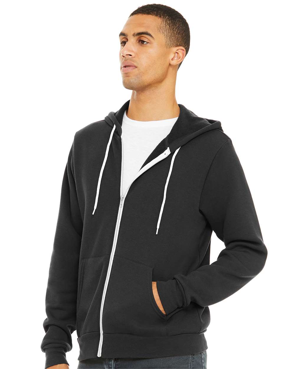 BELLA + CANVAS-3739-Sponge Fleece Full-Zip Hoodie - Image 48