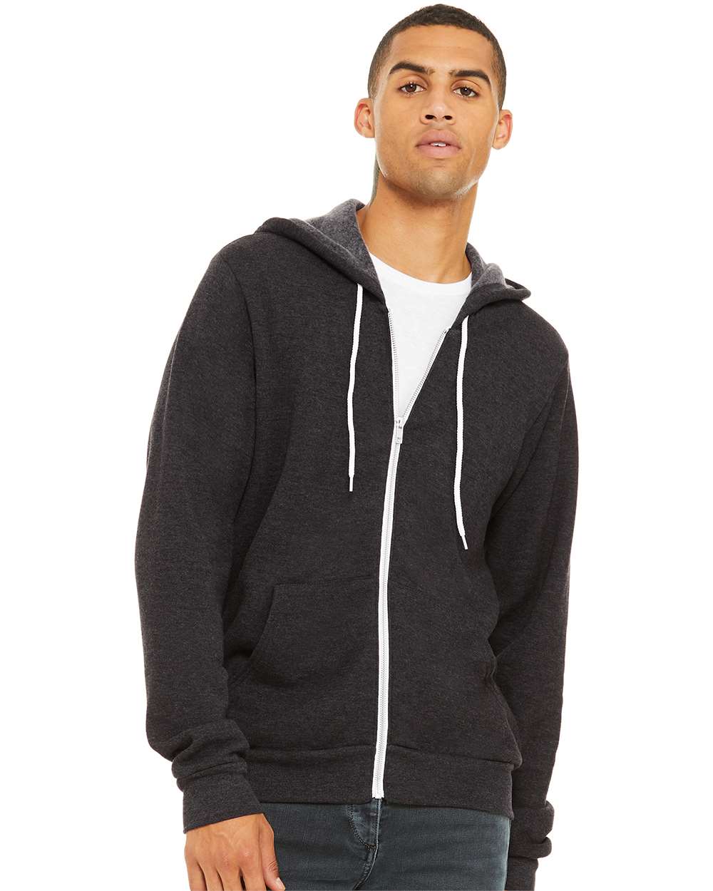 BELLA + CANVAS-3739-Sponge Fleece Full-Zip Hoodie - Image 52
