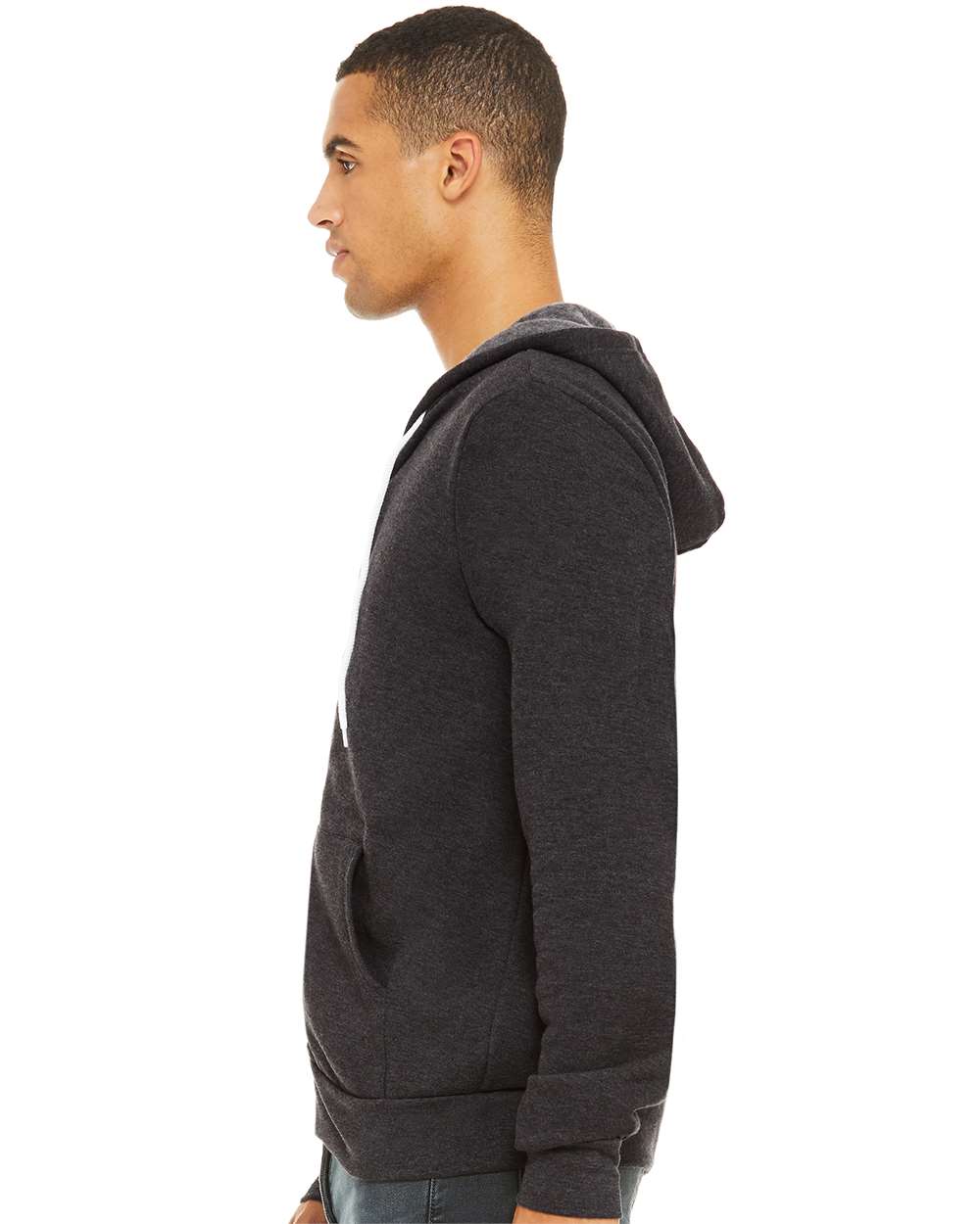 BELLA + CANVAS-3739-Sponge Fleece Full-Zip Hoodie - Image 53