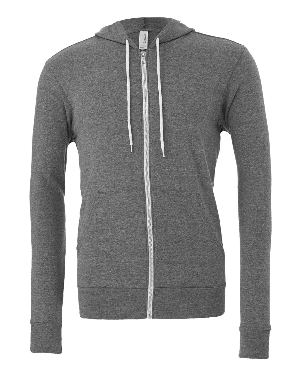 BELLA + CANVAS-3739-Sponge Fleece Full-Zip Hoodie - Image 55