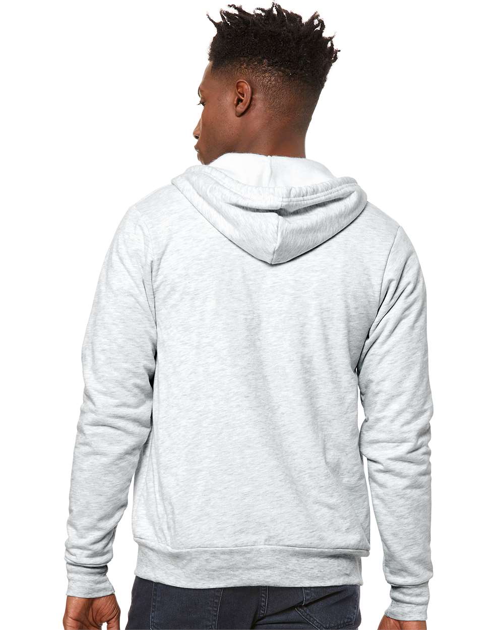 BELLA + CANVAS-3739-Sponge Fleece Full-Zip Hoodie - Image 6