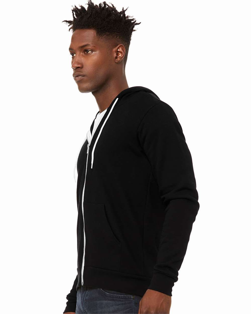 BELLA + CANVAS-3739-Sponge Fleece Full-Zip Hoodie - Image 61