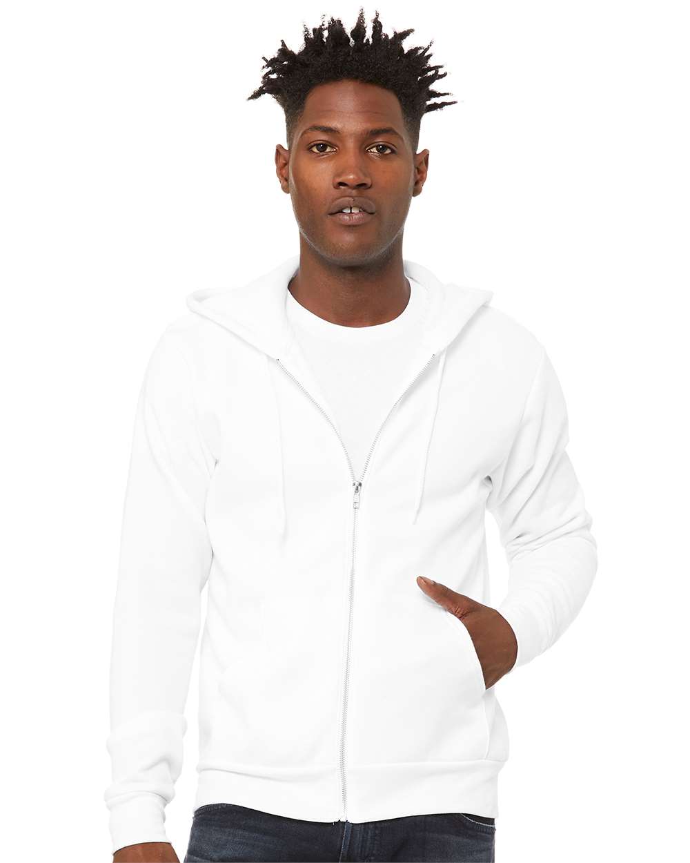 BELLA + CANVAS-3739-Sponge Fleece Full-Zip Hoodie - Image 70