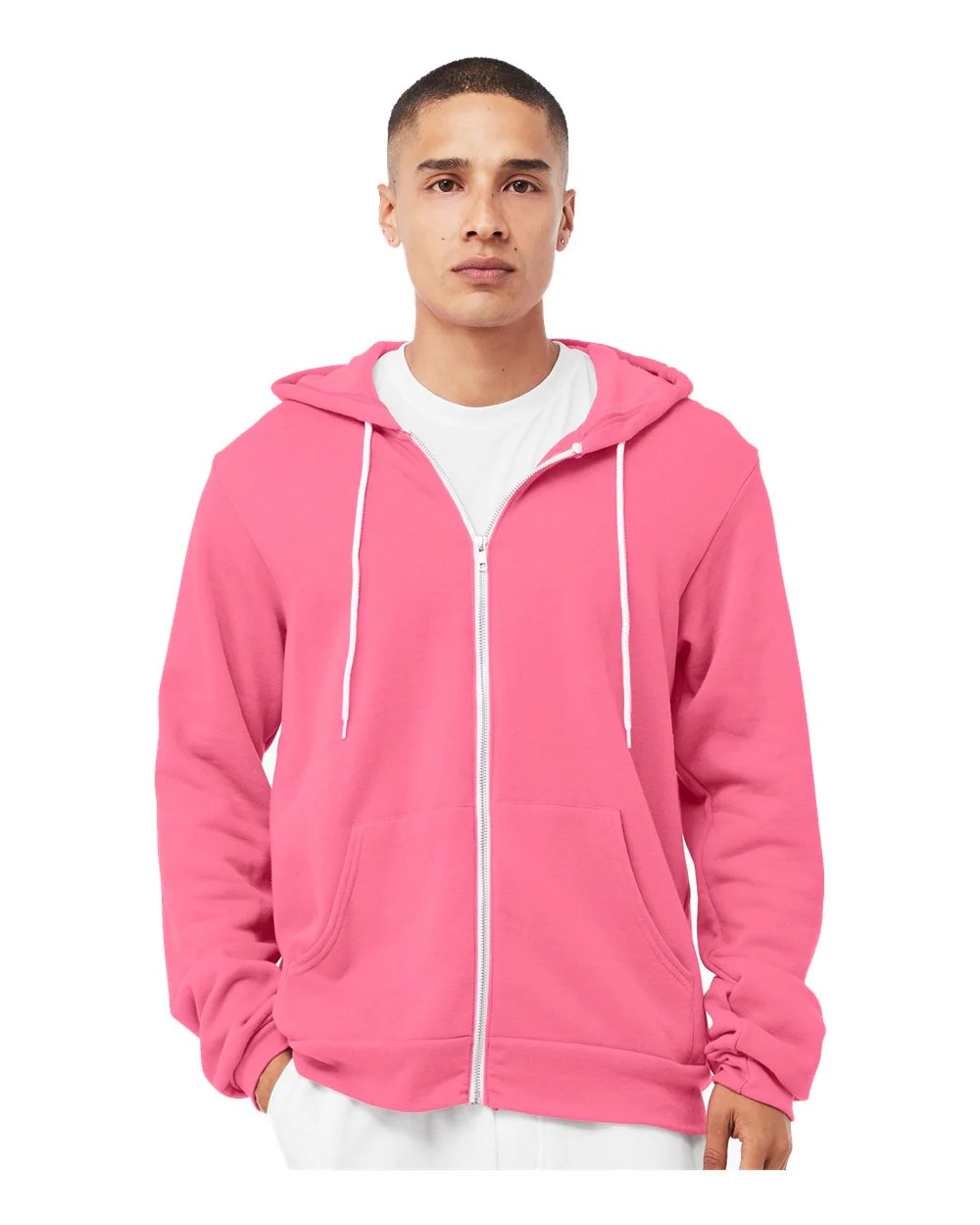 BELLA + CANVAS-3739-Sponge Fleece Full-Zip Hoodie - Image 85