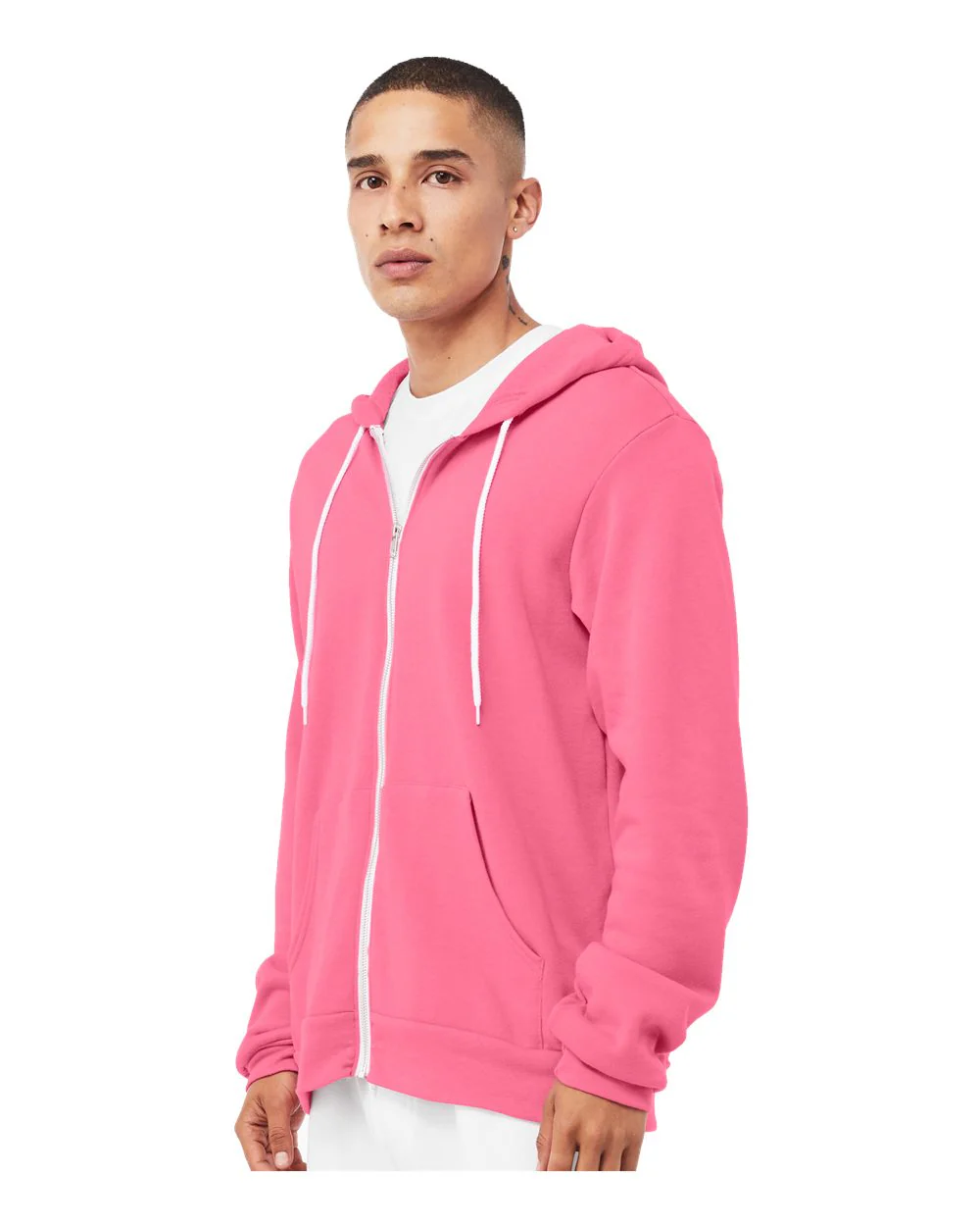 BELLA + CANVAS-3739-Sponge Fleece Full-Zip Hoodie - Image 86