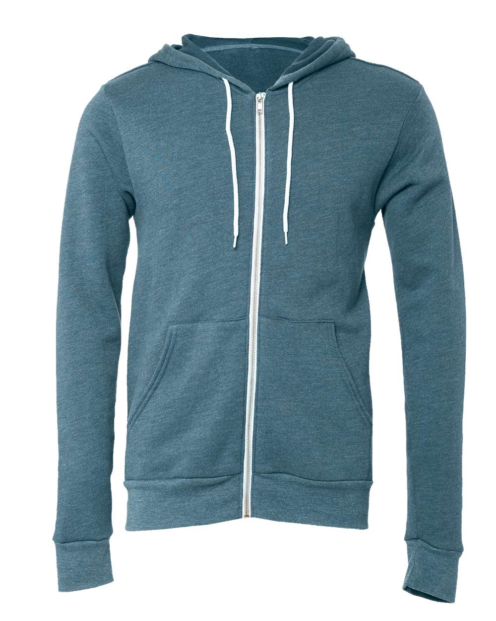 BELLA + CANVAS-3739-Sponge Fleece Full-Zip Hoodie - Image 93