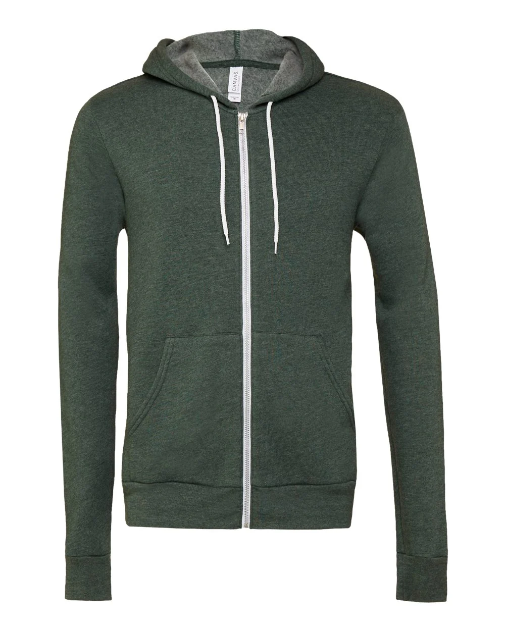 BELLA + CANVAS-3739-Sponge Fleece Full-Zip Hoodie - Image 98