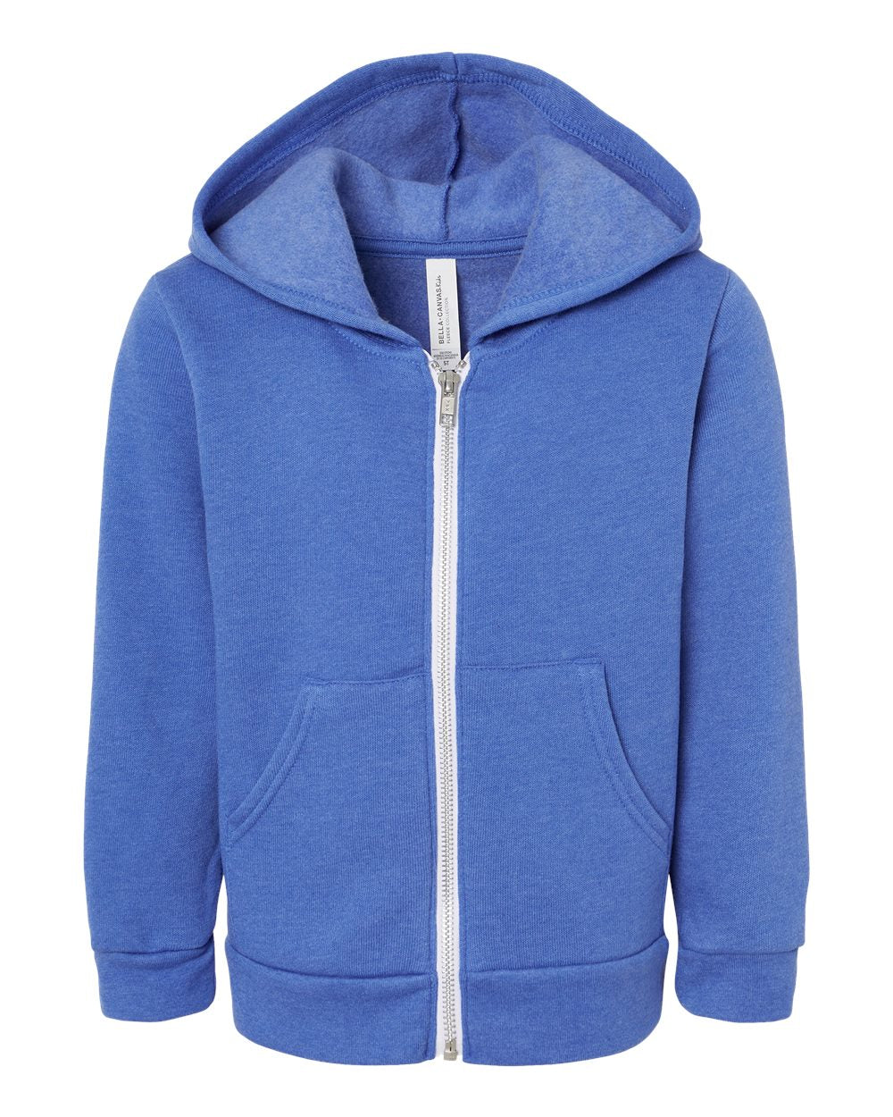 BELLA + CANVAS-3739T-Toddler Sponge Fleece Full-Zip Hoodie - Image 11
