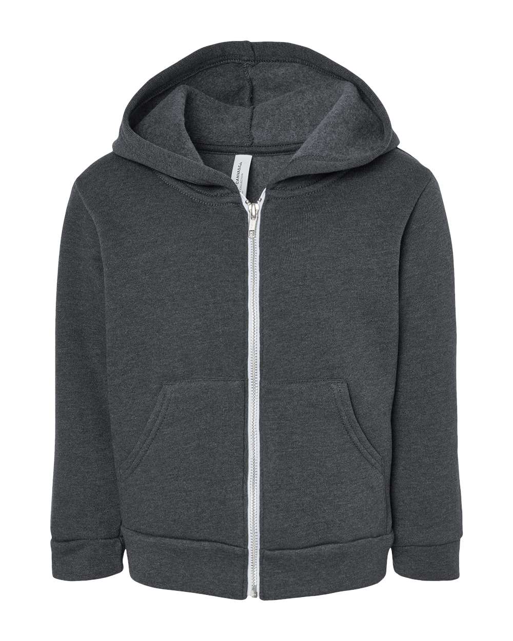 BELLA + CANVAS-3739T-Toddler Sponge Fleece Full-Zip Hoodie - Image 5