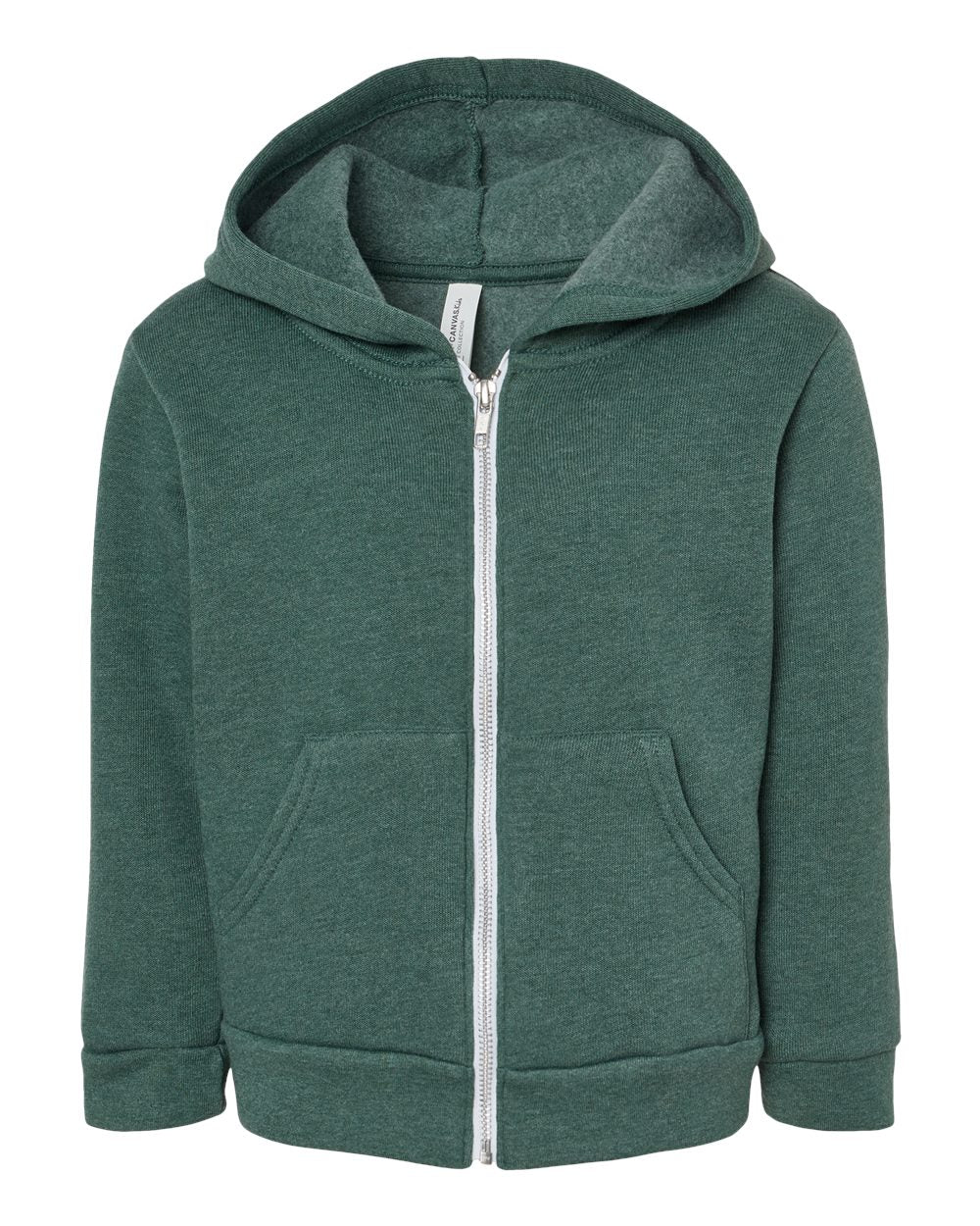 BELLA + CANVAS-3739T-Toddler Sponge Fleece Full-Zip Hoodie - Image 8