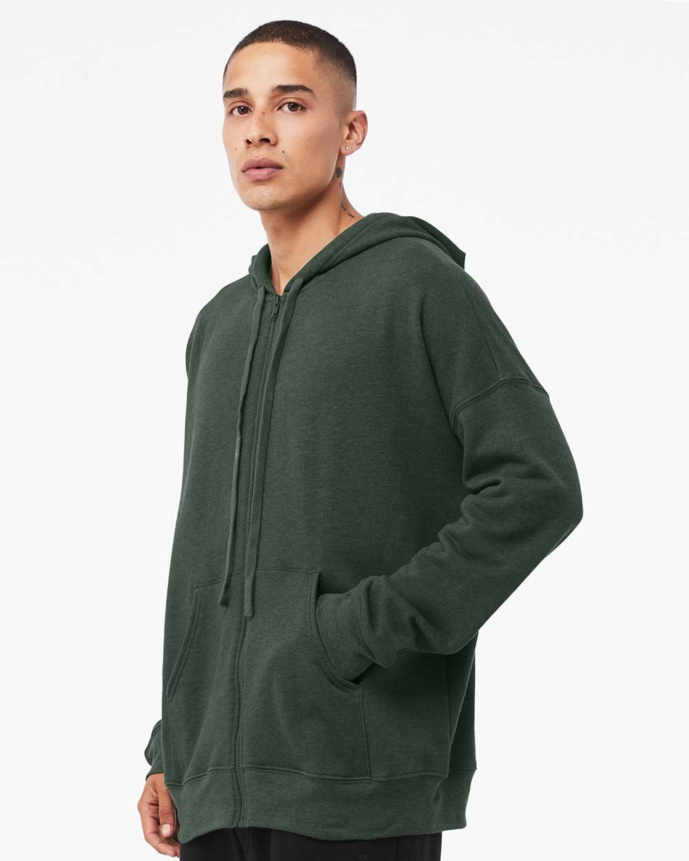 BELLA + CANVAS-3759-Sponge Fleece DTM Full-Zip Hoodie - Image 18