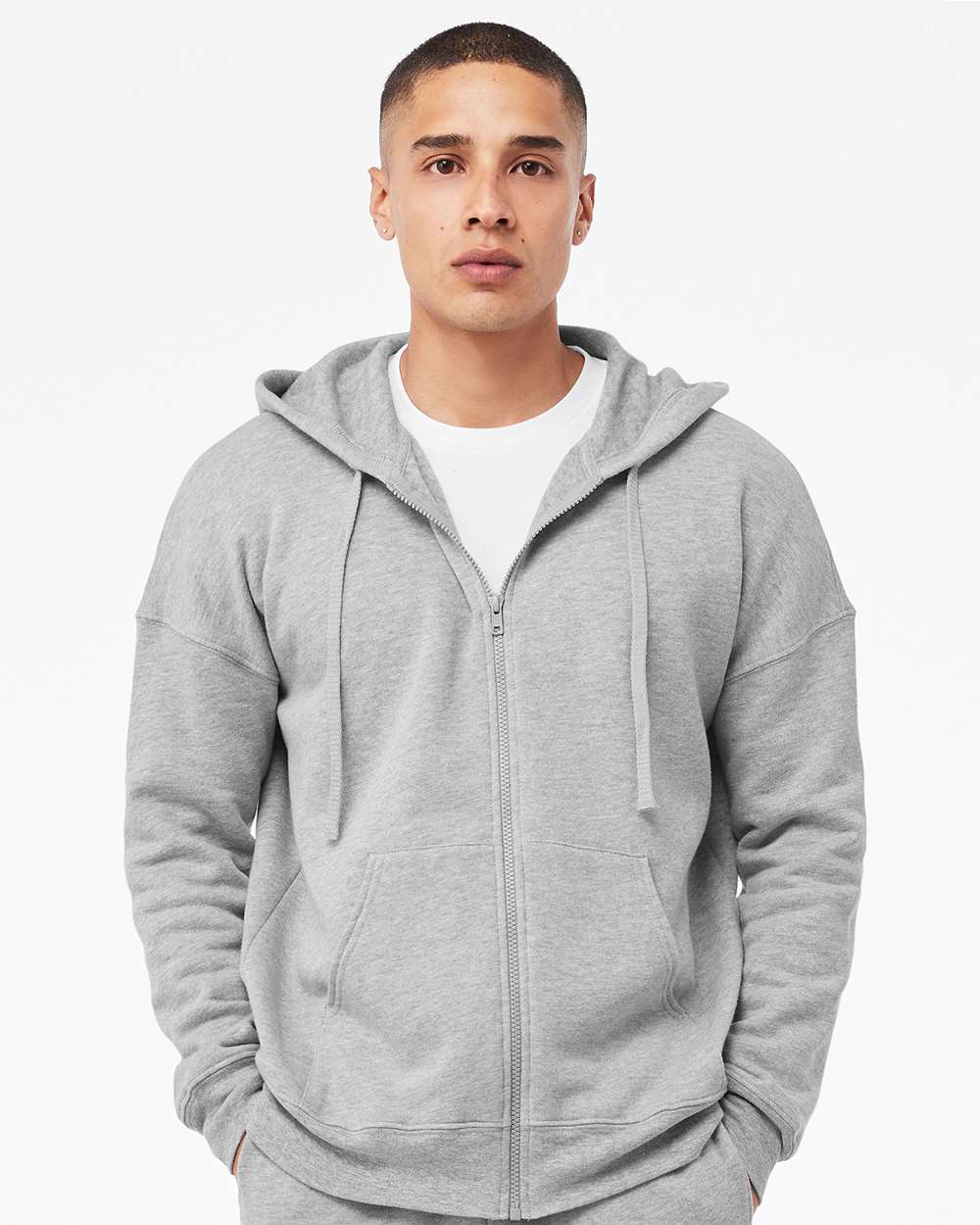 BELLA + CANVAS-3759-Sponge Fleece DTM Full-Zip Hoodie - Image 4
