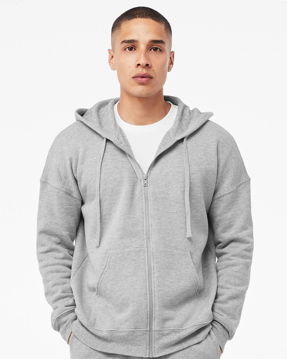 BELLA + CANVAS-3759-Sponge Fleece DTM Full-Zip Hoodie - Image 7