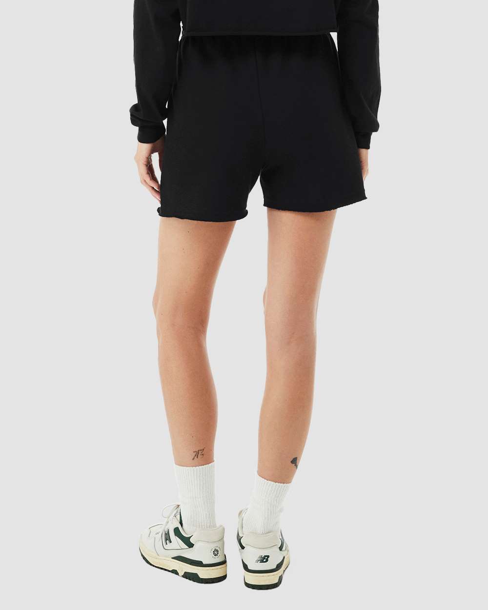 BELLA + CANVAS-3787-Women's Cutoff Fleece Shorts - Image 13