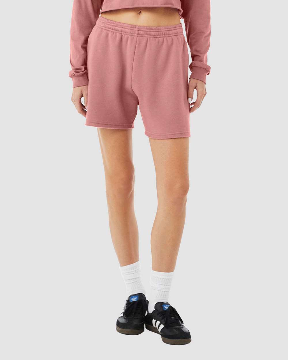 BELLA + CANVAS-3787-Women's Cutoff Fleece Shorts - Image 23