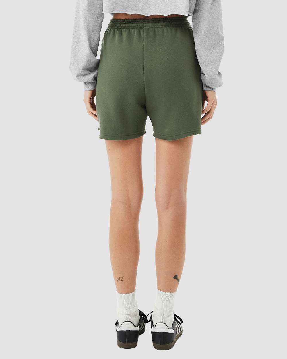 BELLA + CANVAS-3787-Women's Cutoff Fleece Shorts - Image 31