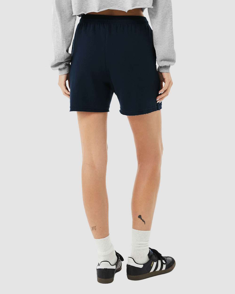 BELLA + CANVAS-3787-Women's Cutoff Fleece Shorts - Image 37