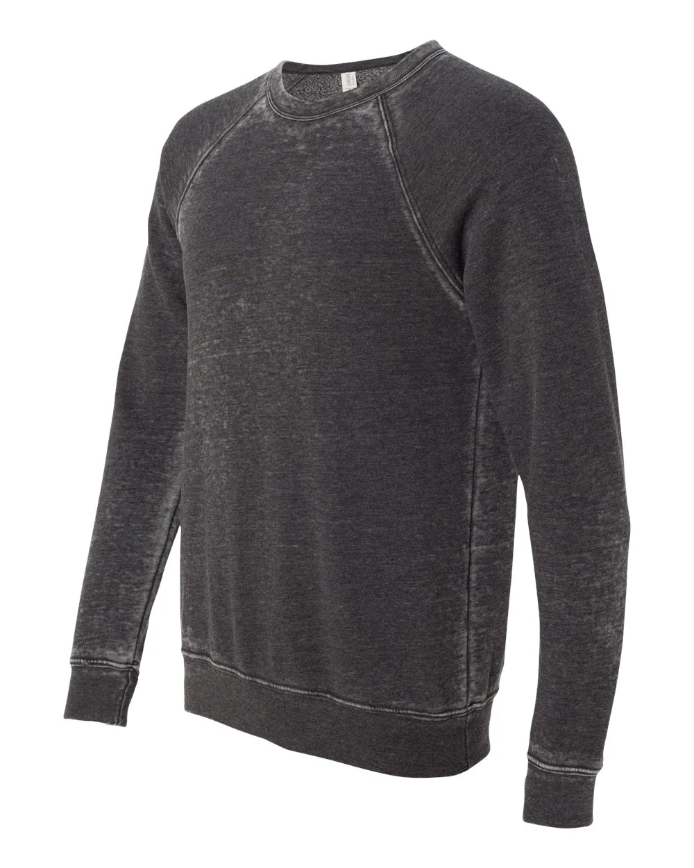BELLA + CANVAS-3901-Sponge Fleece Raglan Crewneck Sweatshirt - Image 100