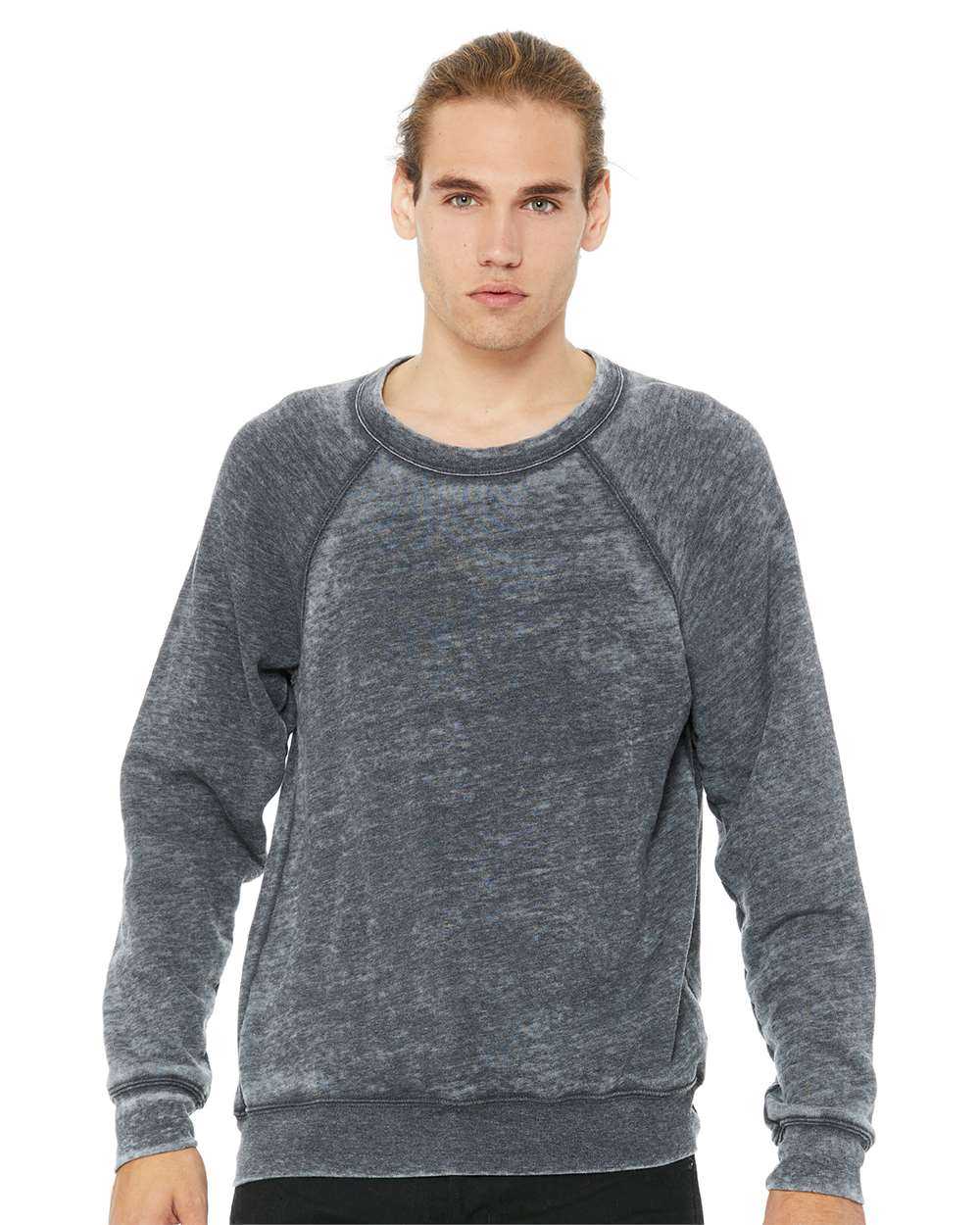 BELLA + CANVAS-3901-Sponge Fleece Raglan Crewneck Sweatshirt - Image 101