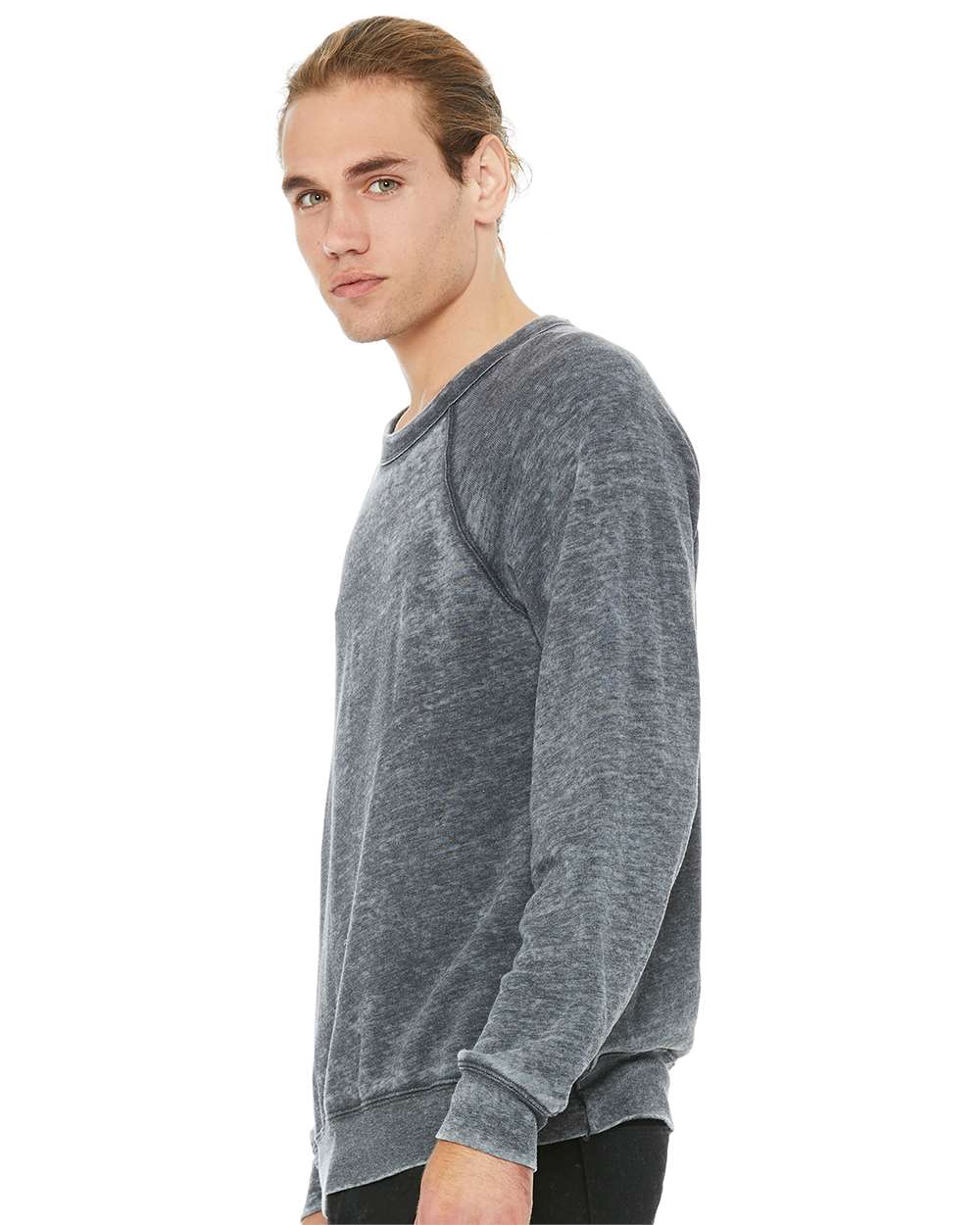 BELLA + CANVAS-3901-Sponge Fleece Raglan Crewneck Sweatshirt - Image 102