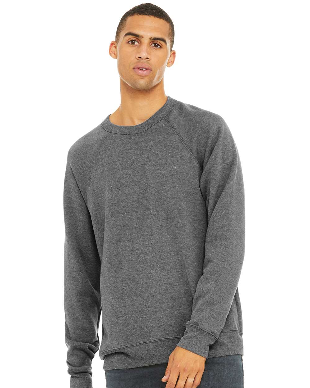 BELLA + CANVAS-3901-Sponge Fleece Raglan Crewneck Sweatshirt - Image 107