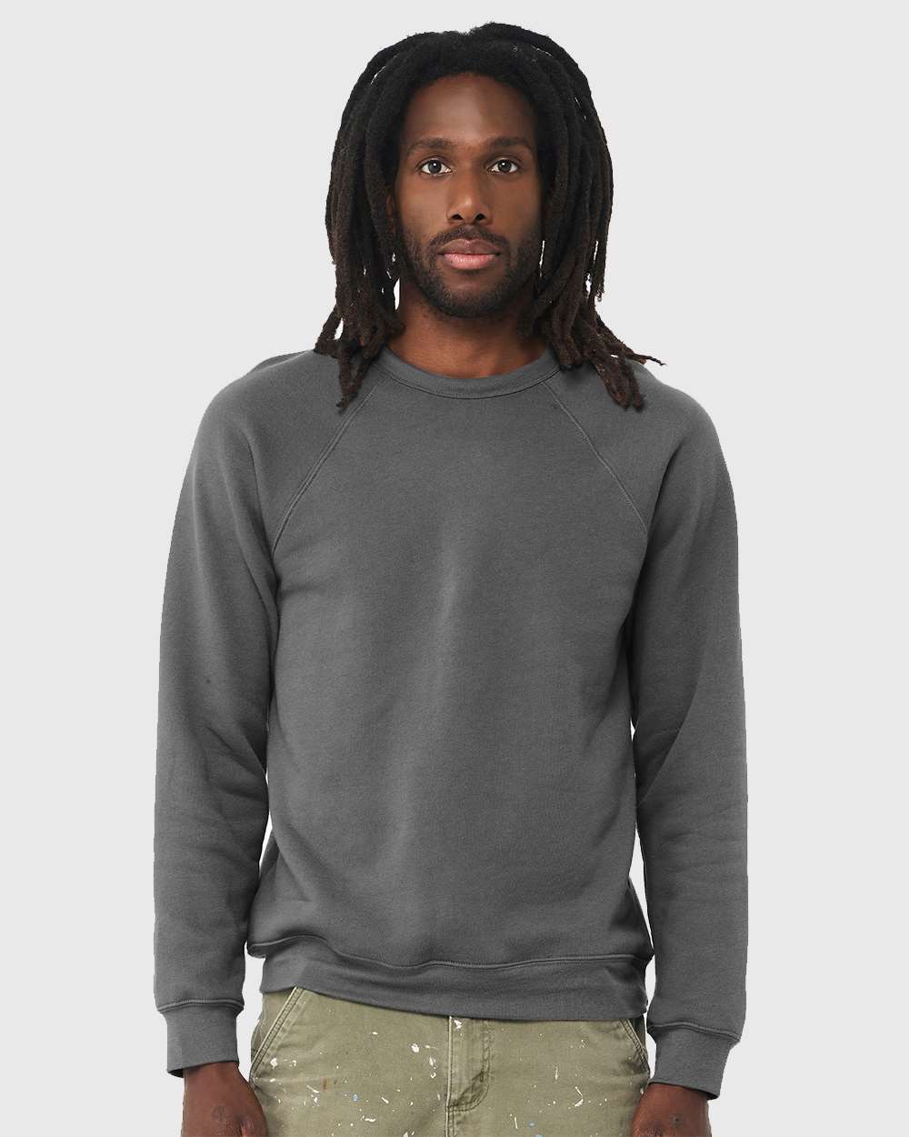 BELLA + CANVAS-3901-Sponge Fleece Raglan Crewneck Sweatshirt - Image 11