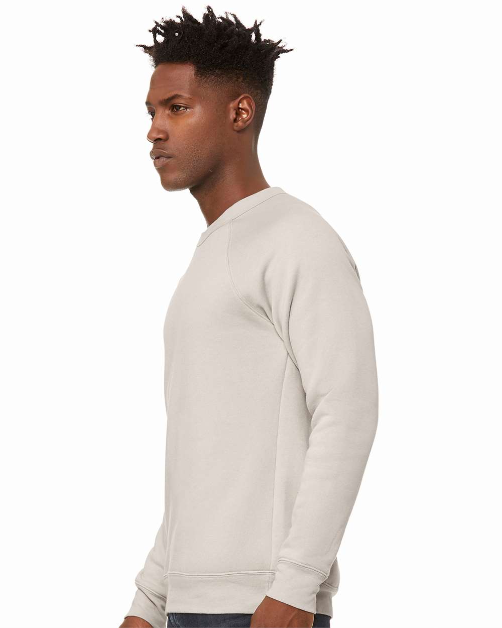BELLA + CANVAS-3901-Sponge Fleece Raglan Crewneck Sweatshirt - Image 126