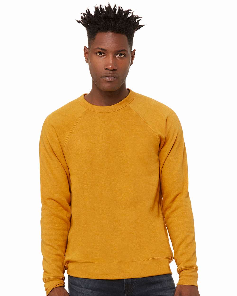 BELLA + CANVAS-3901-Sponge Fleece Raglan Crewneck Sweatshirt - Image 134