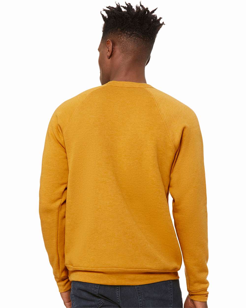 BELLA + CANVAS-3901-Sponge Fleece Raglan Crewneck Sweatshirt - Image 136