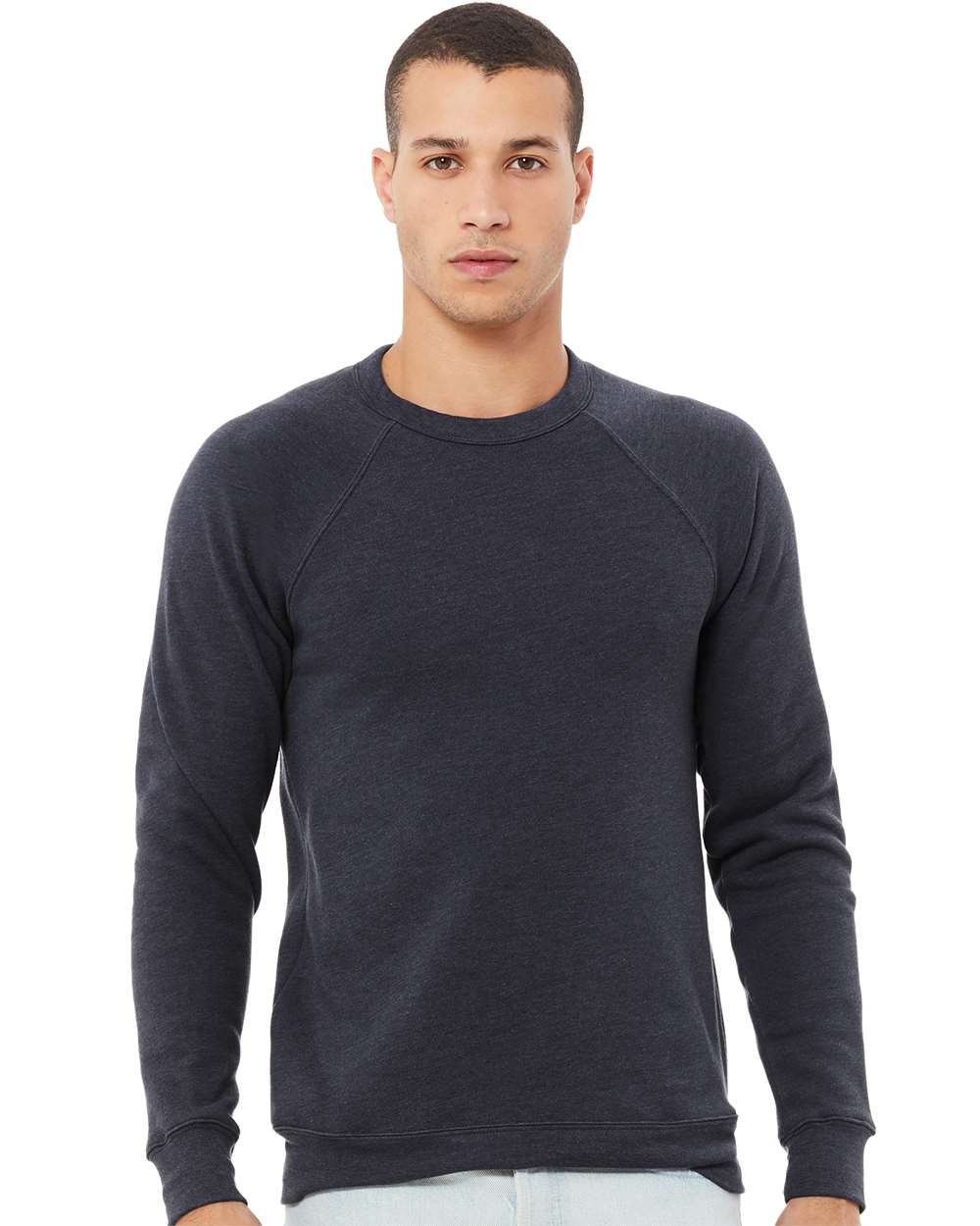BELLA + CANVAS-3901-Sponge Fleece Raglan Crewneck Sweatshirt - Image 140