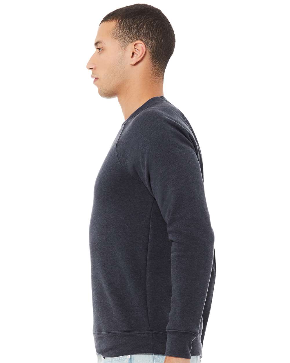 BELLA + CANVAS-3901-Sponge Fleece Raglan Crewneck Sweatshirt - Image 141