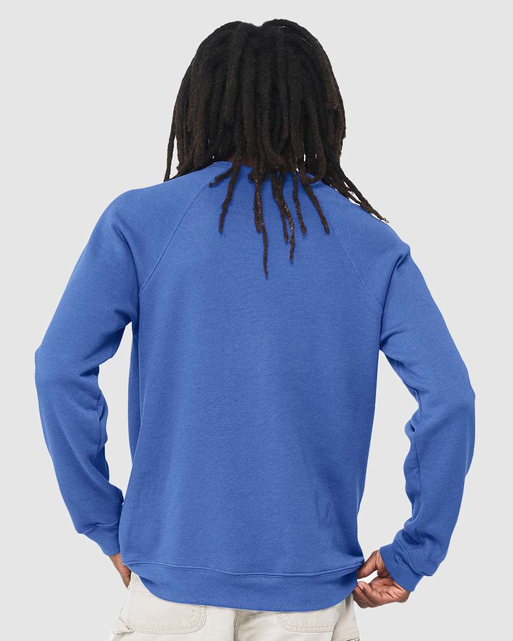 BELLA + CANVAS-3901-Sponge Fleece Raglan Crewneck Sweatshirt - Image 160