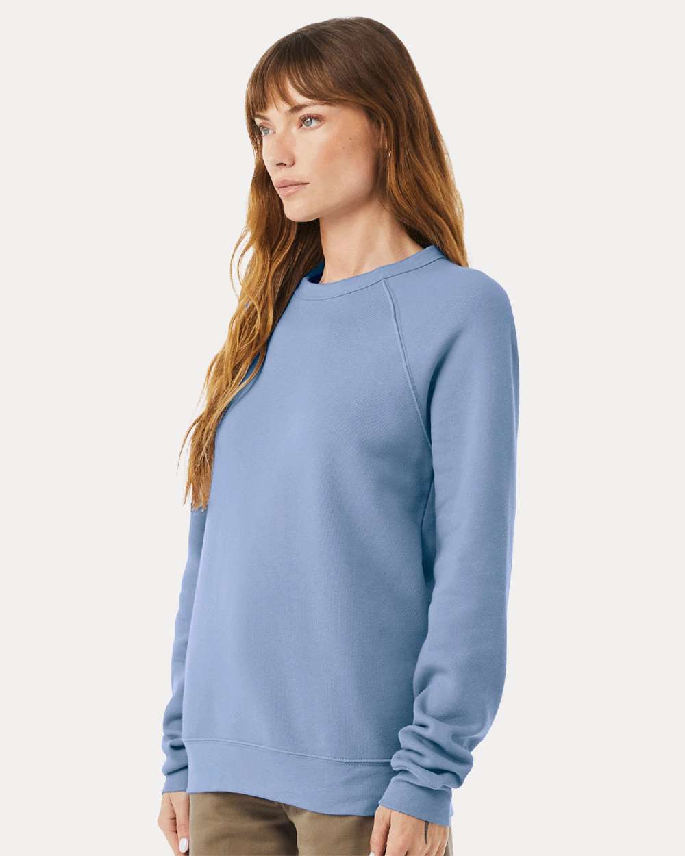 BELLA + CANVAS-3901-Sponge Fleece Raglan Crewneck Sweatshirt - Image 165