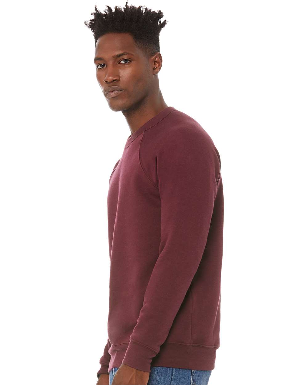 BELLA + CANVAS-3901-Sponge Fleece Raglan Crewneck Sweatshirt - Image 171