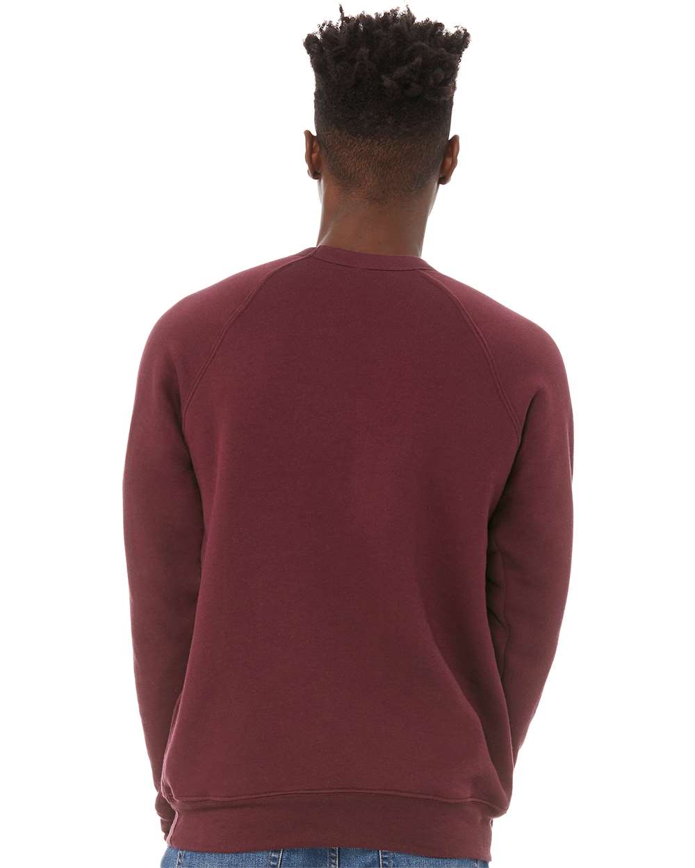 BELLA + CANVAS-3901-Sponge Fleece Raglan Crewneck Sweatshirt - Image 172