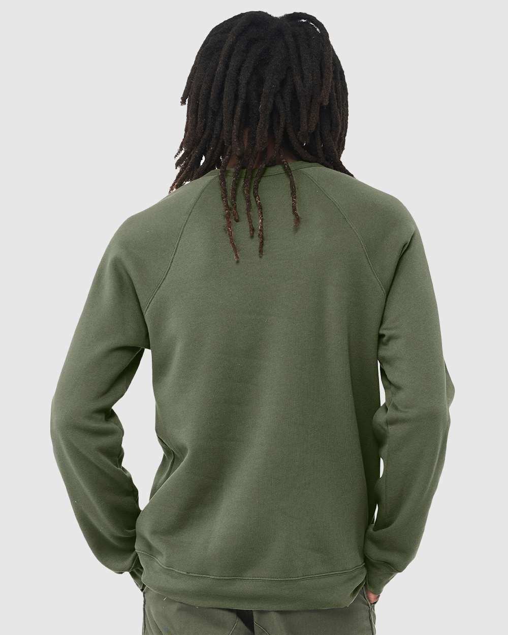 BELLA + CANVAS-3901-Sponge Fleece Raglan Crewneck Sweatshirt - Image 181
