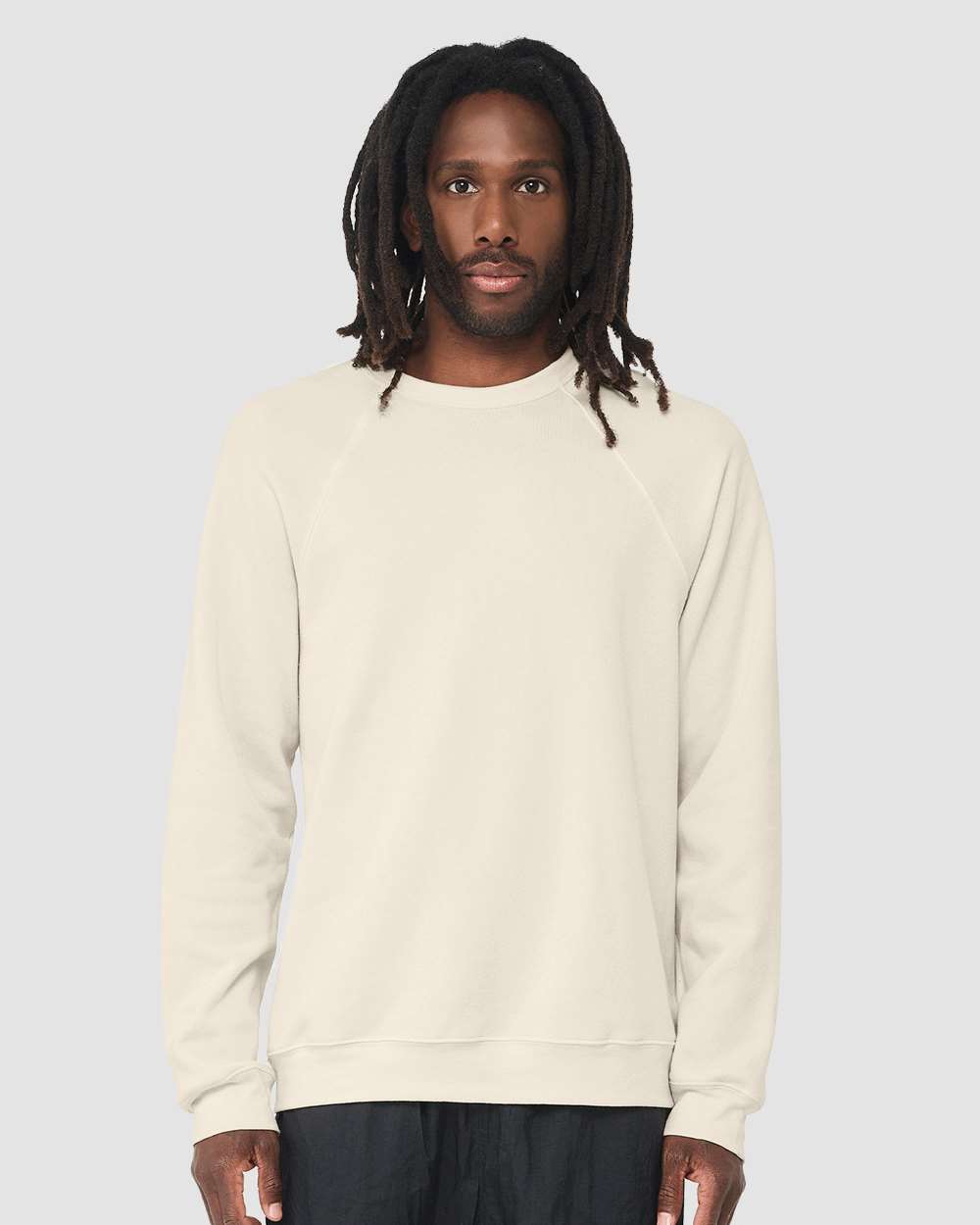 BELLA + CANVAS-3901-Sponge Fleece Raglan Crewneck Sweatshirt - Image 185